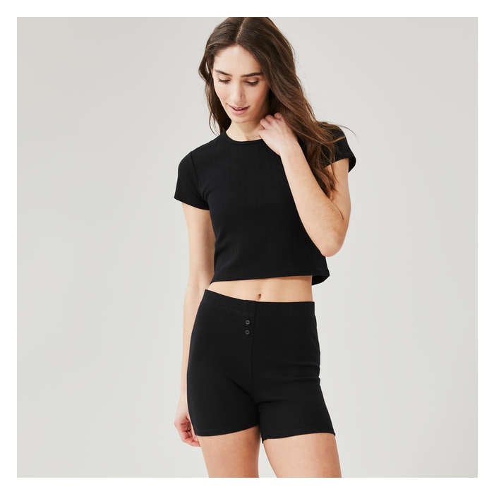 Women's Crop Pajama T-Shirt